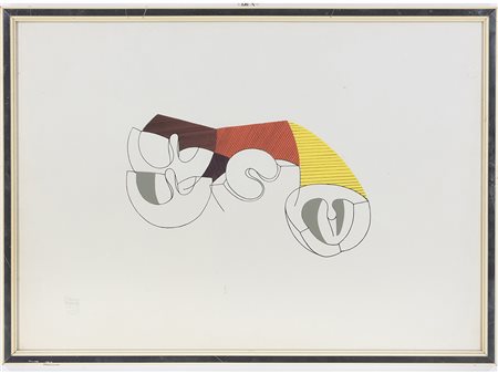 Giacomo Benevelli Giacomo Benevelli (1925–2011) Senza titolo 50x70 cm Litografia