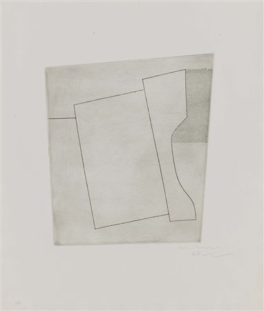 Ben Nicholson, Denham 1894 - Londra 1982, Mug ang goblet, 1968, Acquaforte e...
