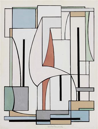 Carla Badiali, Novedrate (Co) 1907 - Como 1992, Bozzetto per variante della...