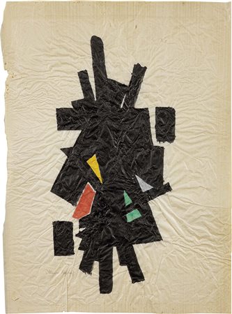 Mauro Reggiani, Nonantola (Mo) 1897 - Milano 1980, Composizione, (1952), Olio...