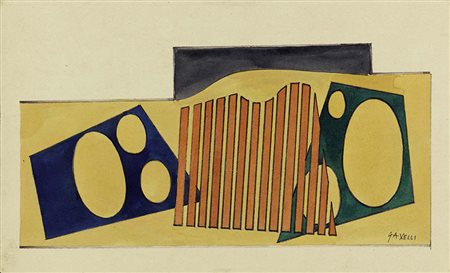 Angelo Savelli, Pizzo Calabro (Cz) 1911 - Castello di Boldeniga (Bs) 1995,...