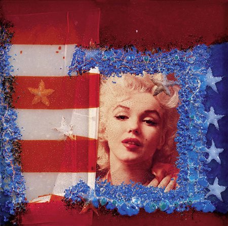 Omar Ronda, Biella 1947 - 2017, Marilyn Frozen, 2006, Inclusione in resina,...