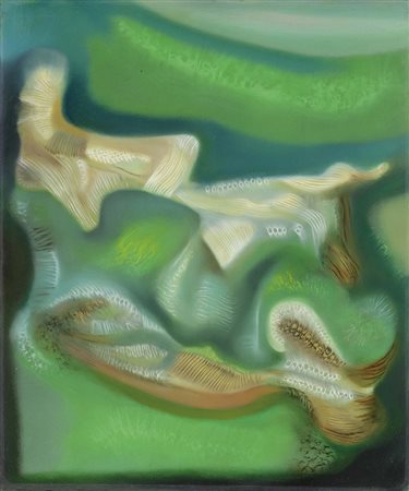 Marco Almaviva, Novi Ligure (Al) 1934, Zanve, 2007, Olio su tela, cm 60x50,...