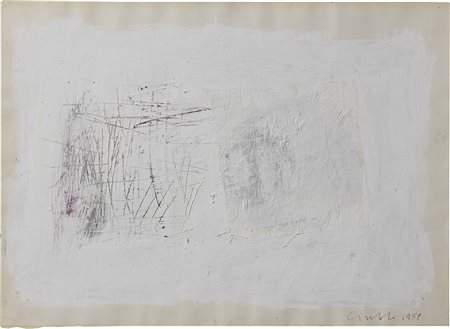 Claudio Cintoli, Imola (Bo) 1935 - Roma 1978, Senza titolo, 1959, Tecnica...