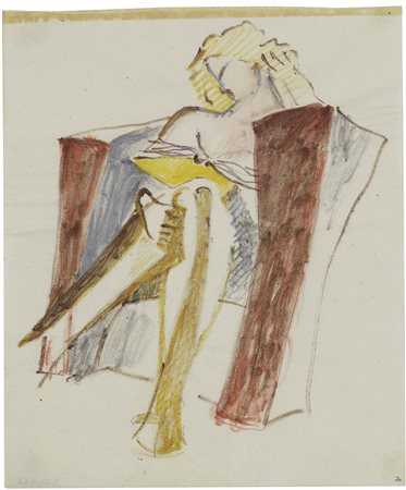 Enrico Prampolini, Modena 1894 - Roma 1956, Otto opere su carta, A) Giostra...