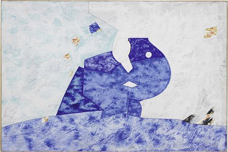 Gianni Dova, Roma 1925 - Pisa 1991, Senza titolo, anni Settanta, Tempera e...