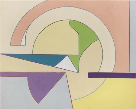 Renato Mambor, Roma 1936 - 2014, Tra me e me, quadreria da 1 a 9, 2008,...