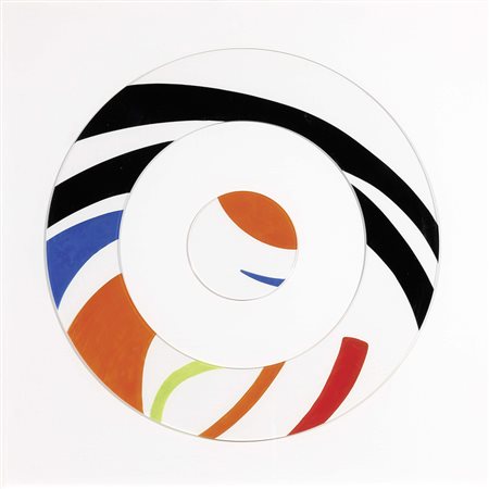 Sara Campesan, Mestre (Ve) 1924, Scomposizione circolare 4 spirali, 1982,...