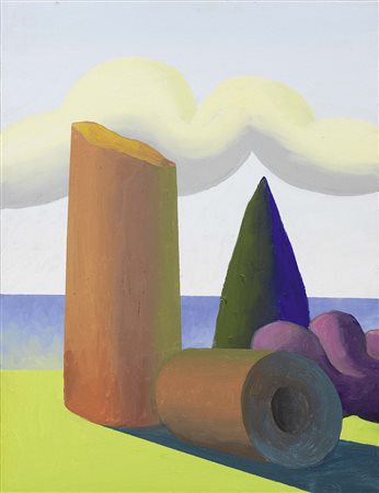 Salvo, Leonforte (En) 1947 - Torino 2015, Capriccio, anni Novanta, Olio su...