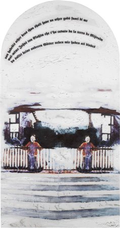 Emilio Isgrò, Barcellona Pozzo di Gotto (Me) 1937, Non avrai altro Dio...