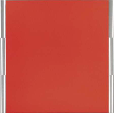 Getulio Alviani, Udine 1939 - Milano 2018, Superficie rossa + alluminio,...