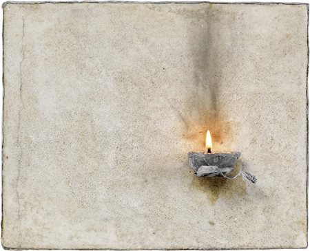 Pier Paolo Calzolari, Bologna 1943, Studio, 1979, Sale, grafite, piombo,...