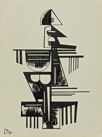 Wassily Kandinsky, Mosca 1886 - Neuilly-sur-Seine (Francia) 1944, Sans titre,...