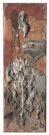 Bram Bogart (Delft 1921 - Sint-Truiden 2012)"L'Inconnue" 1958olio e tecnica...