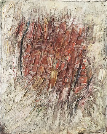 Gerhard Hoehme (Greppin bei Dessau 1920 - Neuss 1989)"Zersetzung der roten...