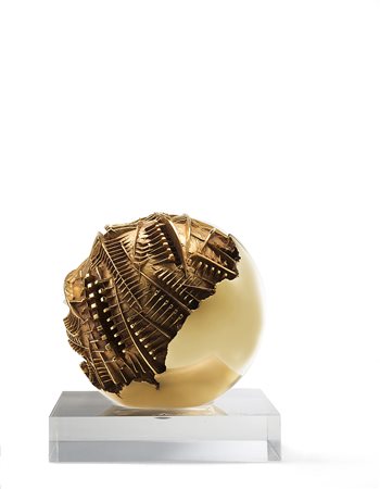 Arnaldo Pomodoro (Morciano Di Romagna 1926)"Sfera" 1985scultura in bronzo...