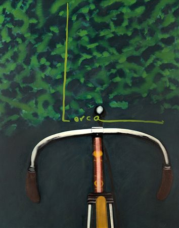 Eduardo Arroyo (Madrid 1937 - 2018)"Federico Garcia Lorca" 1972olio su telacm...