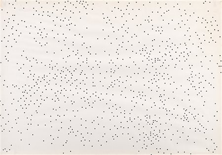 Alighiero Boetti (Torino 1940 - Roma 1994)"1000 shots one 0" 1974inchiostro...