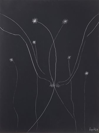 Vincenzo Agnetti (Milano 1926 - 1981)"Photo-Graffia" 1979carta fotografica...