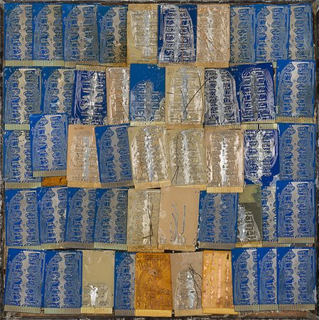 Arman (Nizza 1928 - New York 2005)"Senza titolo" accumulazione di circuiti...