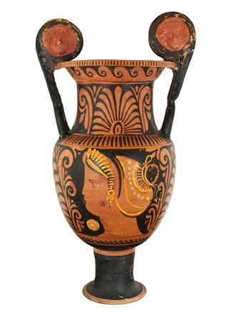 GRANDE CRATERE A VOLUTE APULO A FIGURE ROSSE DATAZIONE: 320-300 sec. a. C....