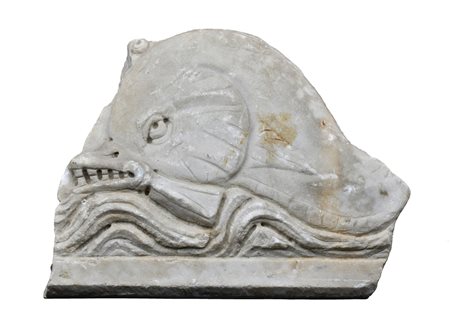 DELFINO DATAZIONE: III- IV sec. d.C. MATERIA E TECNICA: marmo bianco italico...