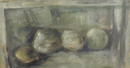 Mario Marcucci (Viareggio, 1910 - 1992) Patate, (1940) Olio su compensato,...