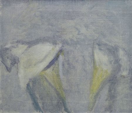 Mario Marcucci (Viareggio, 1910 - 1992) Calle, 1953 Olio su tela, cm. 30x35...
