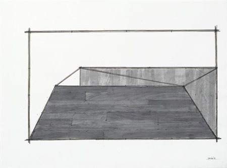 Giuseppe Uncini (Fabriano, 1929 - Trevi, 2008) Senza titolo, 1994 Matita e...