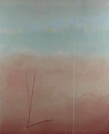 Valentino Vago (Milano, 1931) C.M.85 Olio su tela, cm. 160x130