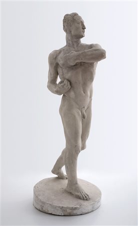 EUGENIO BARONI Nudo Scultura in gesso, 70 x 30 x 28 cm