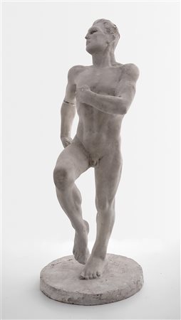 EUGENIO BARONI Nudo Scultura in gesso, 70 x 28 x 28 cm