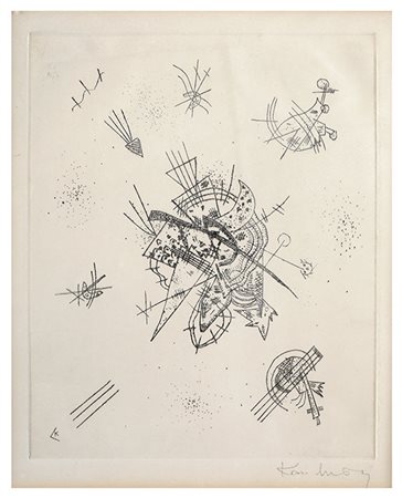 WASSILY KANDINSKY Kleine Welten X, 1922 Incisione puntasecca, 23,5 x 19,5 cm...