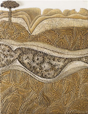 Tullio Pericoli (Colli Del Tronto 1936)"Orogenesi" 1970acrilici e tecniche...
