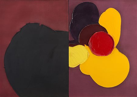 Luis Feito (Madrid 1929)"Pintura n.702" 1969olio su telacm 92x131Firmato,...