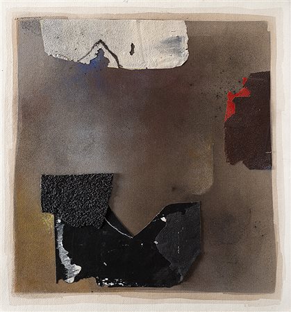 Giuseppe Santomaso (Venezia 1907 - 1990)"Senza titolo" 1987olio e tecnica...