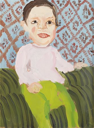 Chantal Joffe (St. Albans 1969)"Senza titolo" 1999olio su tavolacm...