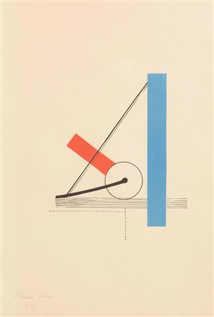 Florence Henri (1893-1982), Composition abstraite, 1923 litografia a colori,...