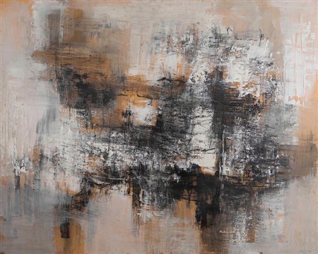 Mario Bionda (1913-1985), Grande spazio grigio, 1960 tecnica mista su carta...