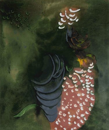 Jacques Hérold (1910-1987), Venitienne, 1966 tecnica mista su tela, cm 46x55...