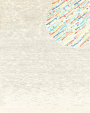 Agostino Ferrari (1938), Il palloncino rosso, 1978 acrilici su tela...