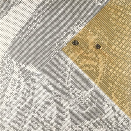 Plinio Mesciulam (1926), Black Power, 1966 acrilico su tela, cm 120x120...