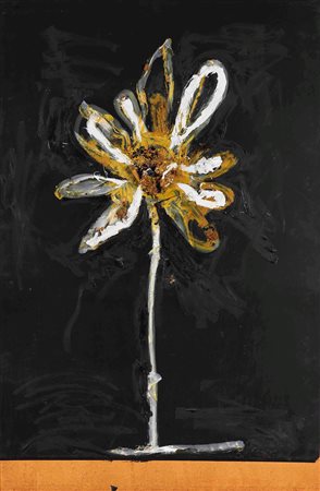 Geva Tsibi (1951), Sunflower, 1996 tecnica mista su latex, cm 152,5x101...