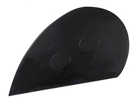 Turi Simeti (1929), Due ovali neri 1929 legno su legno, cm 52x92 firmato e...