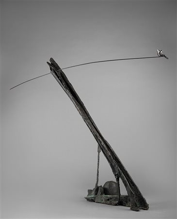 Giuseppe Maraniello (1945), Senza titolo, bronzo, cm 80x90x30 Prova d'artista...