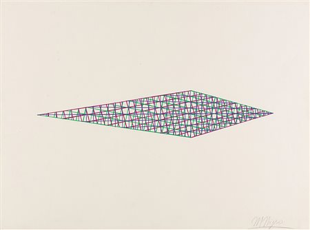 Mario Nigro (1917-1992), Composizione geometrica dal "tempo totale", 1965,...