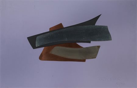 Hans Richter (1888-1976), Senza Titolo, 1970, tecnica mista su plexiglass, cm...