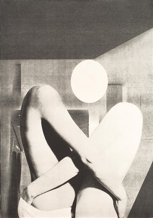 Elio Mariani (1943), Rimini, 1969, serigrafia su tela, cm 100x70 Esemplare...