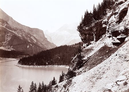 Vittorio Sella (Biella 1859 - Biella 1943)Lago di Oeshineen 1890 ca.Stampa...