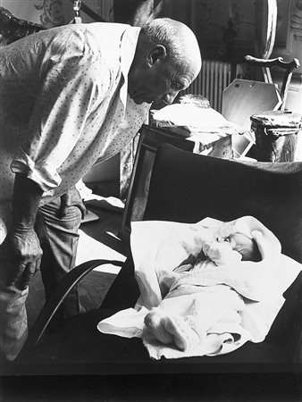 Andre' Villers (1930 - 2016)Picasso, Cannes 1958Stampa fotografica alla...